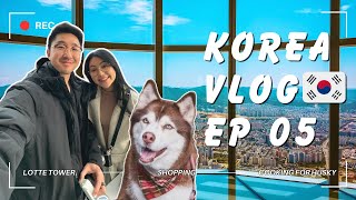 SEOUL TRAVEL VLOG  AMAZING VIEWS from Lotte Tower Seoul Sky 123 Floors Ep 05 [upl. by Sirdna]