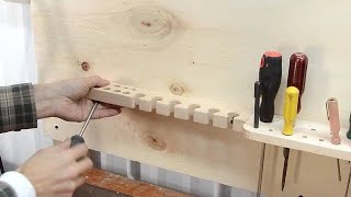 Making wall tool holders [upl. by Dinsmore]