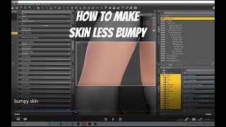 Making skin less bumpy in Daz3d [upl. by Scarito]