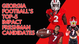 Which Georgia Freshmen Will Make The Biggest Impact in 2023 georgiafootball georgiabulldogs [upl. by Odysseus]