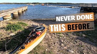 22 km sea kayaking amp getting back by FERRY Östra Lagnö  Husarö Advanced Elements Airfusion EVO [upl. by Anoj]