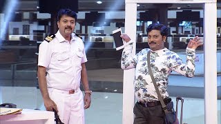 Thakarppan Comedy l Funfilled Airport scenes l Mazhavil Manorama [upl. by Aihsekan500]