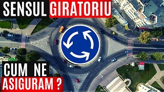 SENSUL GIRATORIUCum ne asigurăm  REGULI DE PRIORITATE ÎN TRAFIC Ep10 CAZURI NEACORDARE PRIORITATE [upl. by Morgana]