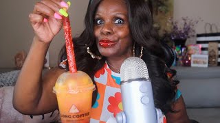 SPICY MANGO TAPIOCA ASMR EATING SOUNDS [upl. by Cataldo]