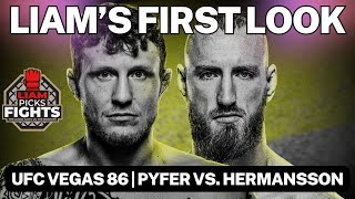 UFC Vegas 86 First Look  Pyfer vs Hermansson [upl. by Elka]