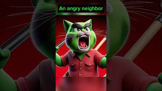 Kitty cat angry neighbour cute cat sadcat kitty kittycat poorcat aicat aipictures shorts [upl. by Wagner]