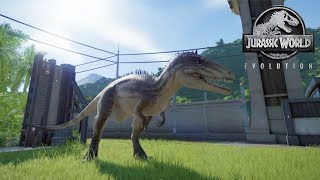 Carcharodontosaurus  Jurassic World Evolutionไดโนเสาร์ [upl. by Caraviello]