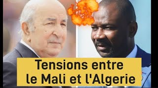 Tensions entre le mali et l´algérie a propos de la bataille de Tinzawaten Tebboune et Assimi Goita [upl. by Mintz151]