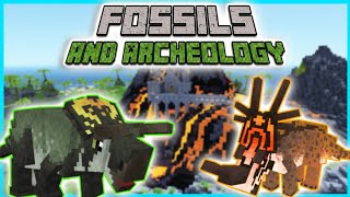 🌴FOSSILS AND ARCHEOLOGY MOD🦴 para MINECRAFT 1182 ACTUALIZADO💛 [upl. by Leonore]