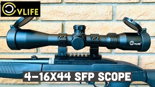 CVLIFE EagleFeather 416x44 SFP Budget Rifle Scope [upl. by Airotnes458]