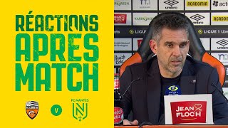 FC Lorient  FC Nantes  la réaction de Jocelyn Gourvennec [upl. by Chitkara]