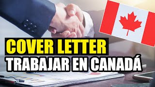 Cómo hacer una carta de presentación para conseguir trabajo en Canadá [upl. by Hserus]