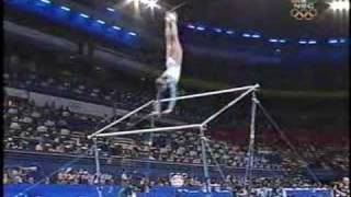 Yelena Produnova  2000 Olympics Team Finals  Uneven Bars [upl. by Naraa594]