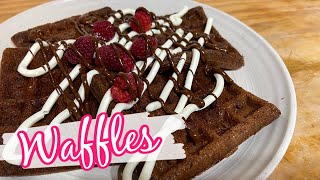 WAFFLES DE CHOCOLATE  ALE DE NAVA [upl. by Gae]