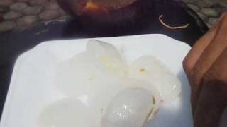 Jakarta Street Food 157 Lontar Fruit Borassus Flabellifer [upl. by Anaud]