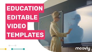 Moovly  Editable Video Templates for Education [upl. by Sinned435]