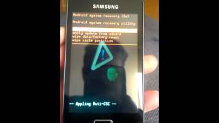 Samsung Galaxy Ace ClockWorkMod Recovery GTS5830i [upl. by Lynette567]