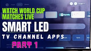 Tv Channel App on Smart Tv Play TV CHANNELS  PART 1 [upl. by Enihpled]