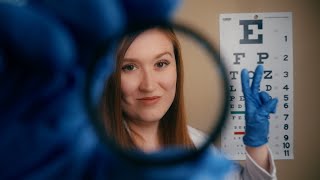 ASMR Eye Exam  Optometrist Roleplay Soft Spoken [upl. by Banwell]