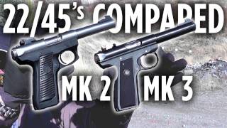 Ruger 2245 Mark II amp Mark III Compared at the Range [upl. by Zacks]