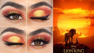 LION KING MAKEUP TUTORIAL  Movie Poster Makeup Challenge [upl. by Iggie]