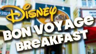 EATING AT  DISNEYS BON VOYAGE CHARACTER BREAKFAST  TRATTORIA AL FORNO [upl. by Andree716]