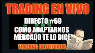 COMO ADAPTARNOS en MOMENTO DIFICILES para OPERAR  TRADING en VIVO [upl. by Belldas]