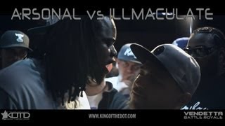 KOTD  Rap Battle  Arsonal vs Illmaculate  Vendetta [upl. by Stormie]