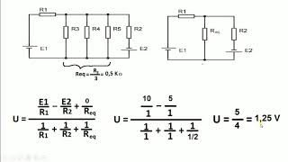 Exercices corrigés Théorème de Millman Analyse des circuits a courant continu partie 19 [upl. by Eireva224]