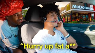 Connecting To Drive Thru Headset Prank [upl. by Ordnasil]