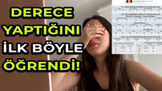 YKS 2023TE DERECE YAPTIĞINI ÖĞRENİYOR❗️yks [upl. by Fernande]