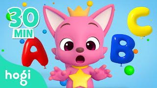 ABC Song with Balloons and More｜Nursery Rhymes｜Learn ABC｜Hogi Pinkfong [upl. by Marguerite967]