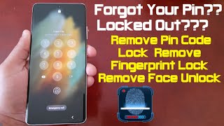 Samsung Galaxy S21 UltraS21 Remove Pin Code Lock Fingerprint Lock Face Lock Get Back Into Phone [upl. by Everest716]