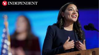 Full DNC speech AOC gives fiery address in support of Kamala Harris [upl. by Noli]