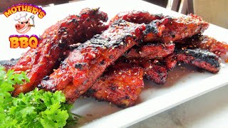 How to make Chinese Style Spare Ribs Recipe  On the Weber Kettle [upl. by Eliak]