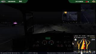 ATS  Late Night American Truck Sim Live Stream changed settings a little bit  25042024 [upl. by Eilyr]