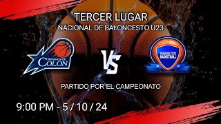 FINAL DEL NACIONAL DE BALONCESTO U23 COLON X PANAMÁ ESTE [upl. by Earl]