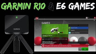 Garmin R10 amp E6 Games DEMO [upl. by Esemaj418]