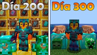 Sobreviví 300 Días en MINECRAFT HARDCORE pero en la 120 [upl. by Akiwak]