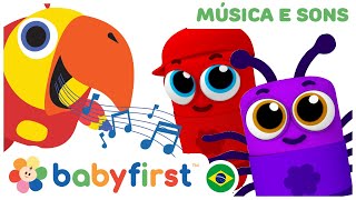 Desenhos educativos em português  🎵 Música Infantil Educativa  Rimas para bebês  BabyFirst Brasil [upl. by Allenaj]