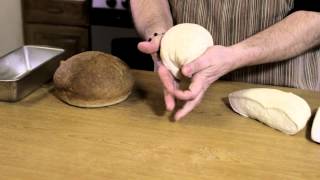 Rounded Loaf How to Shape Dough into a Rounded Loaf [upl. by Lali26]