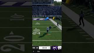 The exasperation at the end 😂collegefootball25 easports kstate arizonafootball [upl. by Anoblav]