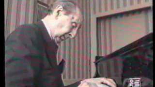 Horowitz speaks and plays for Italian TV  1985  part 34 [upl. by Atwekk]