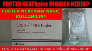 Foster NEXThaler İnhaler Nedir Foster NEXThalerin Yan Etkisi Nedir Foster Nasıl Kullanılır [upl. by Kcirtemed736]