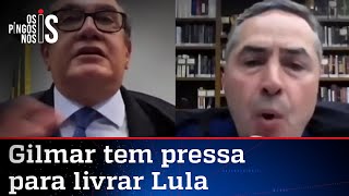 Gilmar Mendes dá piti e tem nova briga com Barroso [upl. by Anerec]