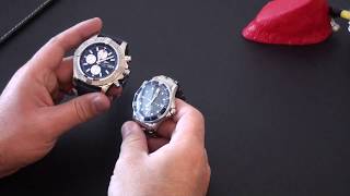 Omega Seamaster 007 Vs Breitling Super Avenger [upl. by Snowber]