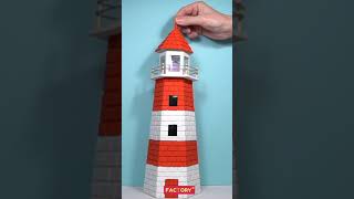 How To Make Lighthouse Of Cardboard  DIY lighthouse shorts [upl. by Enitsirk]