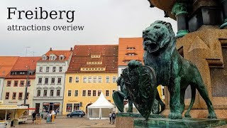 Top Tourist Attractions in Freiberg Altstadt Obermarkt Brunnendenkmal Petrikirche [upl. by Aluor]