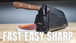 THE BEST ELECTRIC KNIFE SHARPENER WORKSHARP E5 PROFESSIONAL ELECTRIC KITCHEN KNIFE SHARPENER REVIEW [upl. by Asinla]