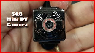 SQ8 Mini DV Camera 1080P Full HD Car DVR Review with Samples [upl. by Nevsa982]